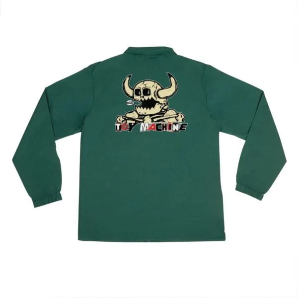 Toy Machine x Independent Toy Mash Up Green Coach Jacket - Imagen 2