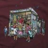 DGK Delivery Burgundy Tee - Imagen 2