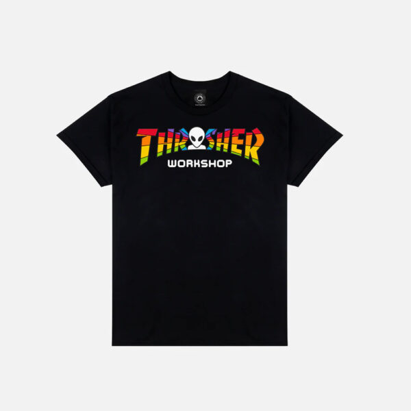 Thrasher x AWS Spectrum Black Tee