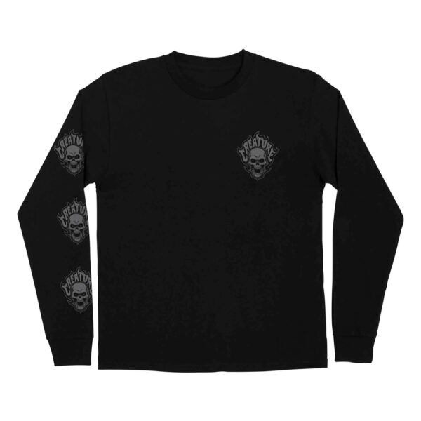 Creature Bonehead Flame Long Sleeve Front