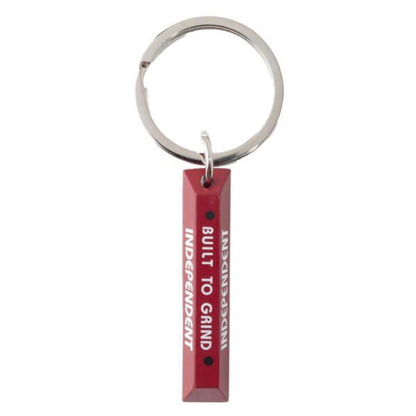 Independent Red Curb Key Chain