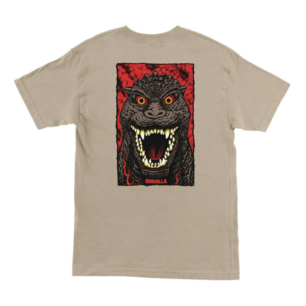 Santa Cruz x Godzilla Destroyer Stripes Tee Back 1