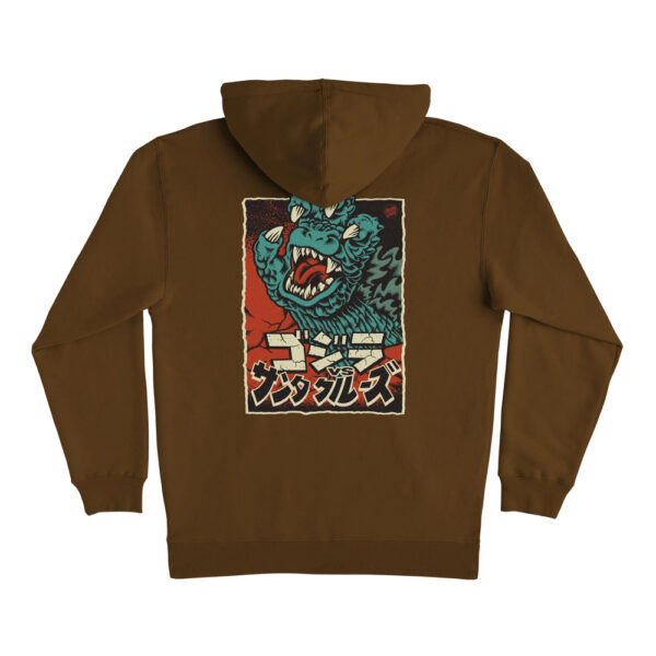 Santa Cruz x Godzilla Hand Hoodie Back