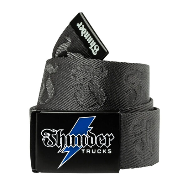 Thunder Bolt Script Jacquard Belt