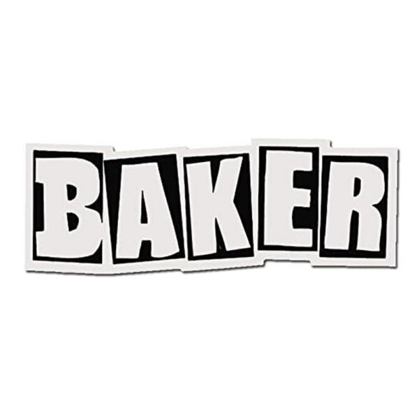 Baker Logo Sticker Large 21x8cms