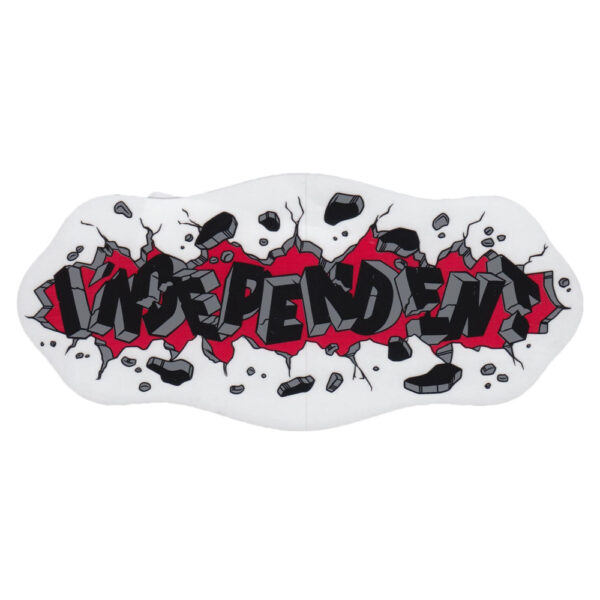 Independent Outbreak Red Sticker 15x7cms