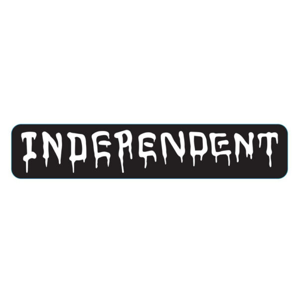 Independent Vandal Black Sticker 15x3cms