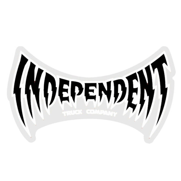 Independent Voltage Span White Sticker 16x10cms