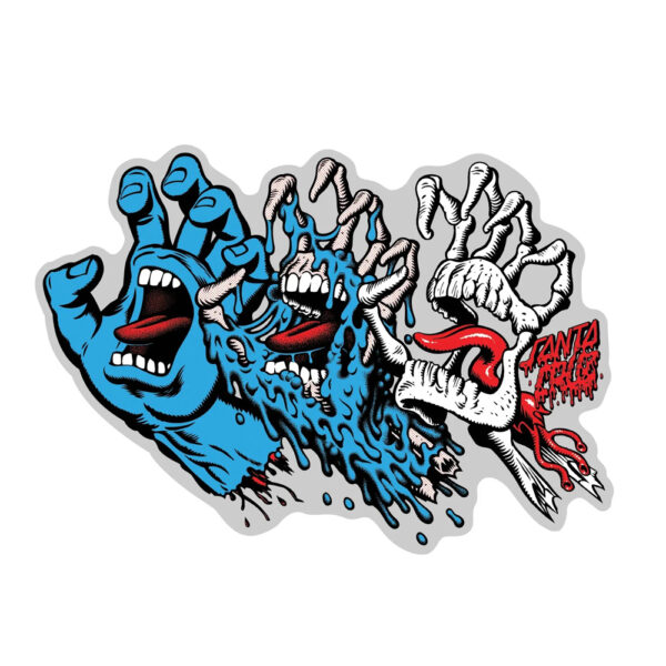 Santa Cruz Evolve Hand Sticker 16x11cms