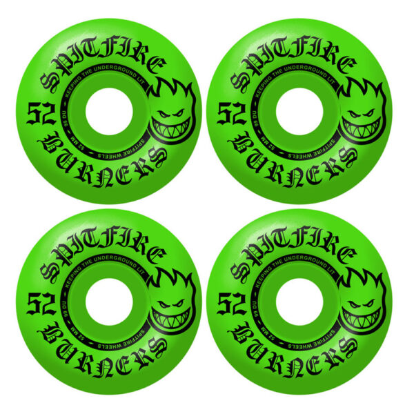 Spitfire Burner Wheels Green 52mm 99DU