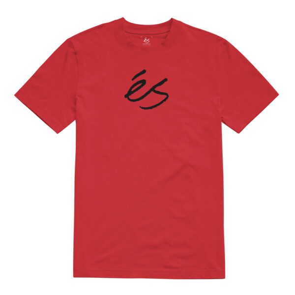éS Scrip Mid Red Tee