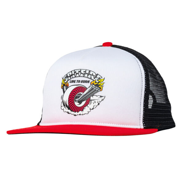 Spitfire Burnout White Snapback