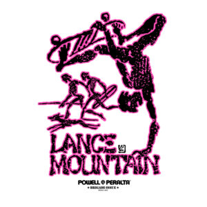 Bones Brigade Lance Mountain Purple Sticker 12 cms