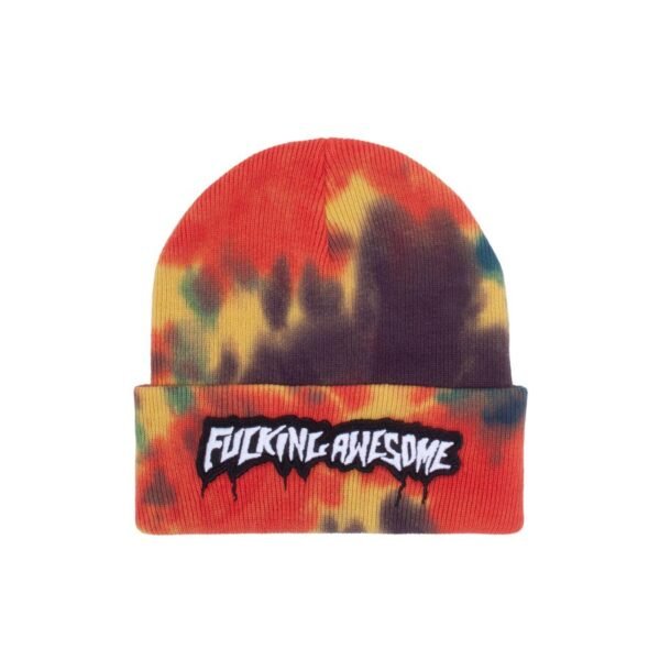 Fucking Awesome Velcro Stamp Cuff Beanie