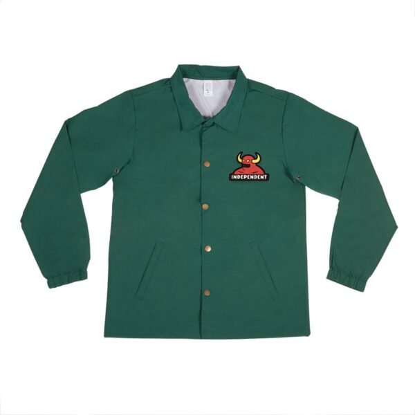 Toy Machine x Independent Toy Mash Up Green Coach Jacket