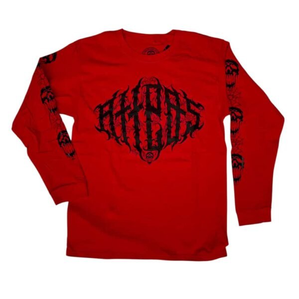 Atteos Calavera Logo Manga Larga