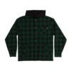Creature Bonehead Flame Hood Flannel Jacket