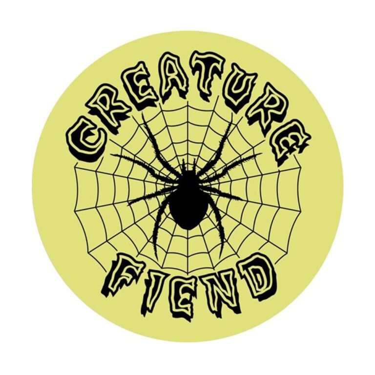 Yellow Creature Sticker Creature Web Relic Yellow Sticker 13cms | Kyoto Skateshop