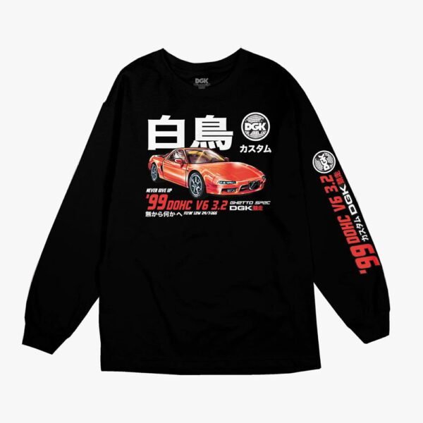 DGK Pole Position Black Long Sleeve
