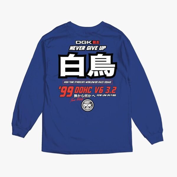 DGK Pole Position Royal Blue Long Sleeve