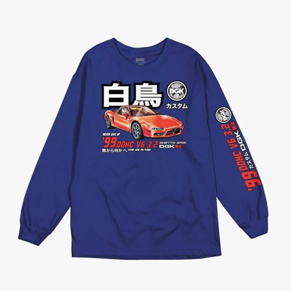 DGK Pole Position Royal Blue Long Sleeve