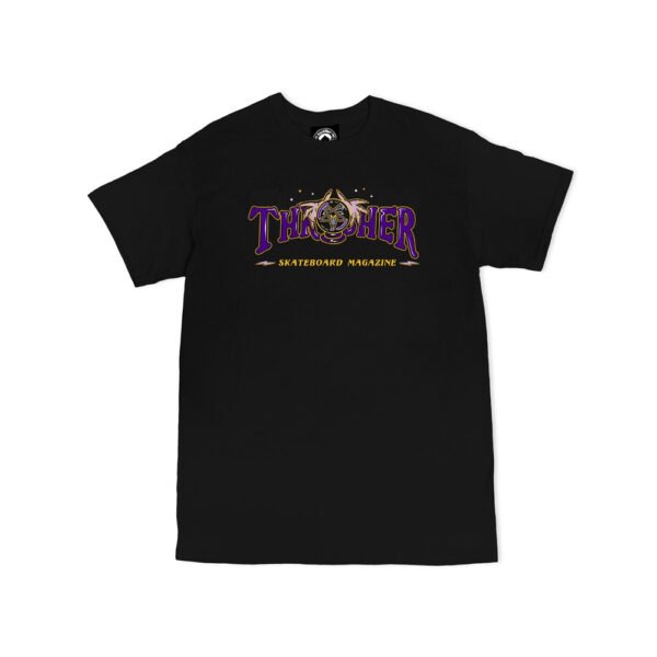 Thrasher Fortune Logo Black Tee
