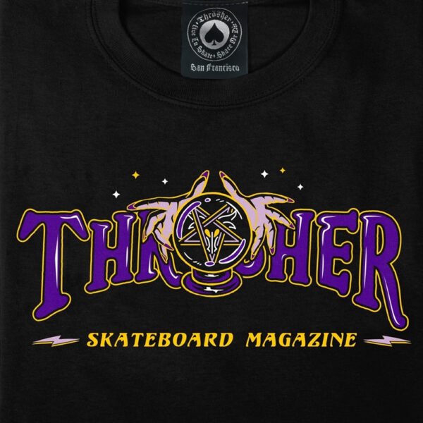 Thrasher Fortune Logo Black Tee