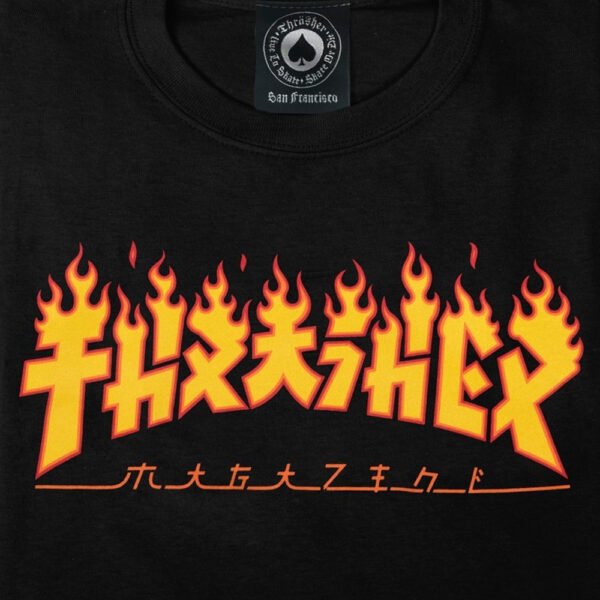 Thrasher Godzilla Flame Tee