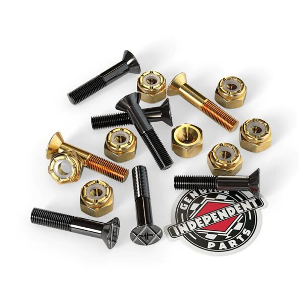 Independent Precision Bolts 1" Gold Phillips Tornillos