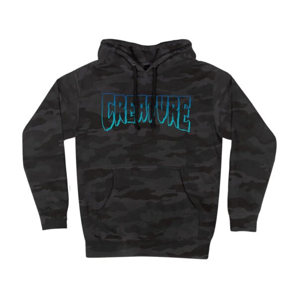 Creature Logo Outline Camo Pullover Hoodie