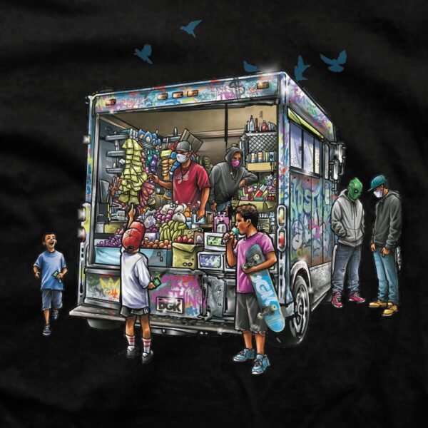 DGK Delivery Black Tee