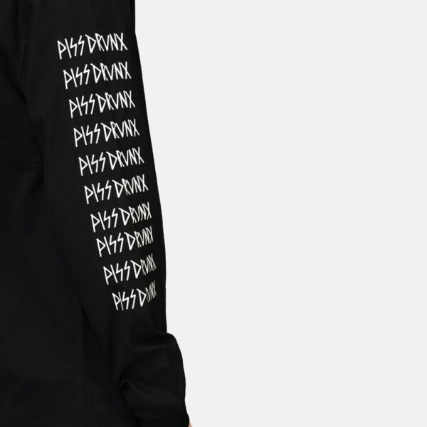 Piss Drunx Logo Black Long Sleeve