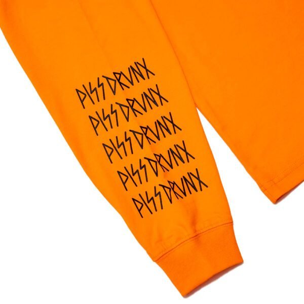 Piss Drunx Logo Orange Long Sleeve