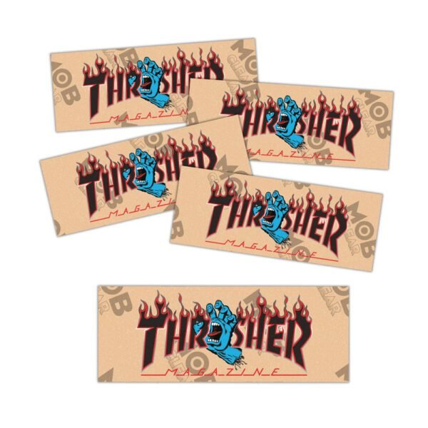 Mob Grip Santa Cruz x Thrasher Screaming Flame Logo Grip Strips