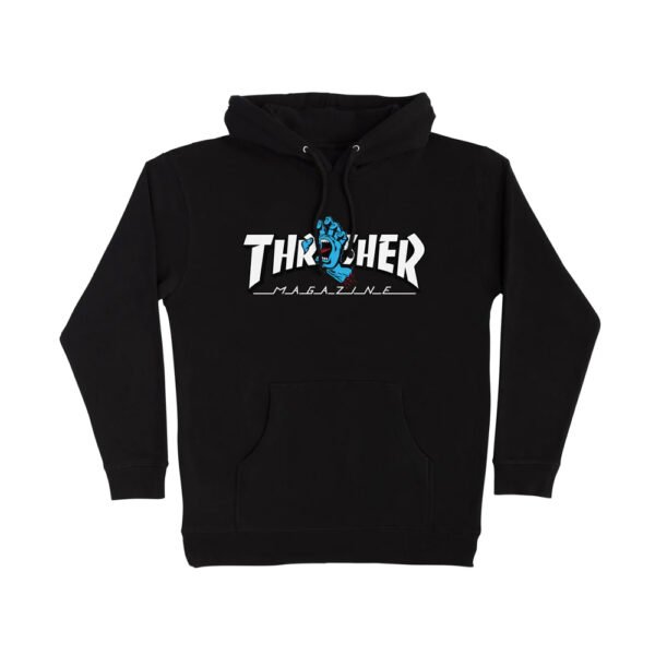 Santa Cruz x Thrasher Screaming Logo Black Hoodie