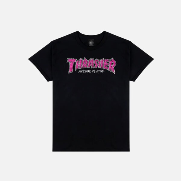Thrasher Brick Black Tee
