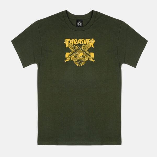 Thrasher x Anti Hero Eaglegram Forest Green Tee