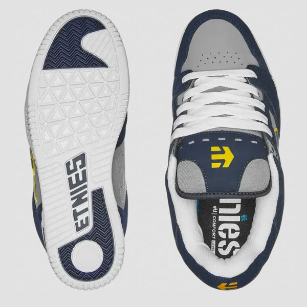 Etnies Faze Tenis Navy Grey Yellow Detalle Etnies Faze Tenis Navy/Grey/Yellow