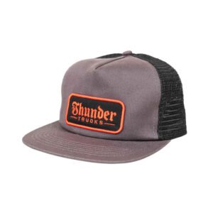 Thunder Script Patch Gray Snapback