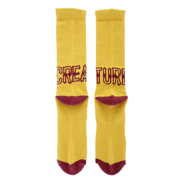 Creature Drop Out Gold Socks