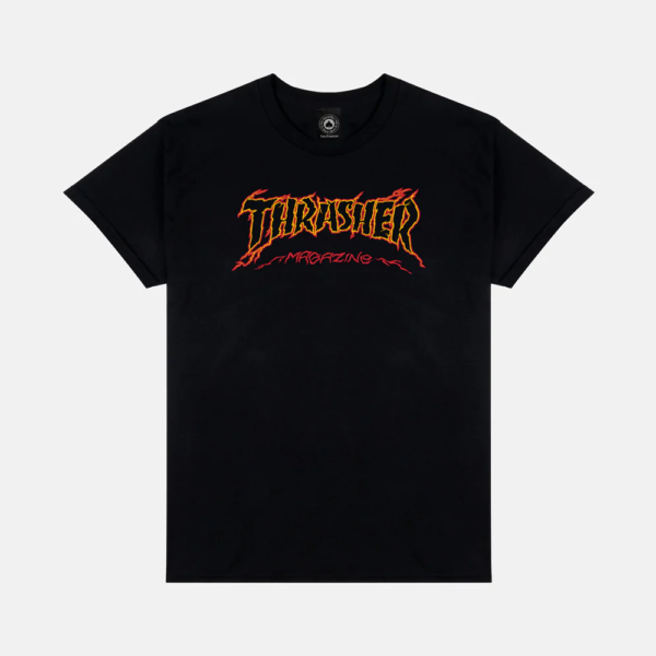 Thrasher Cracked By Exteenager Tee Thrasher Cracked By Exteenager Tee