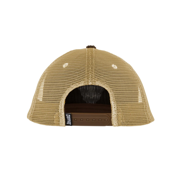 Creature Bonehead Flame Brown Trucker Hat Back Creature Bonehead Flame Brown Trucker Hat