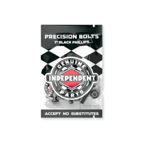 Independent Precision Bolts 1″ Black Phillips Tornillos