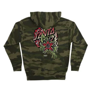 Santa Cruz x Stranger Things Demogorgon Dot Camo Hoodie Santa Cruz x Stranger Things Demogorgon Dot Camo Hoodie