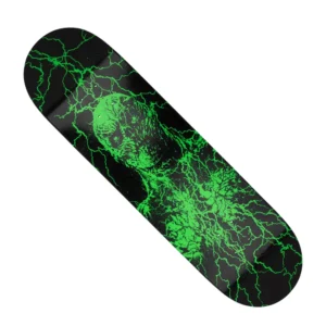 Santa Cruz x Stranger Things Vecna Glow In The Dark Deck Tabla 8.5