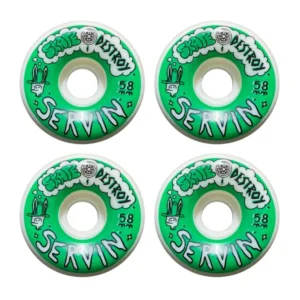 Travel On Wheels Servin Pro Verde Ruedas 58mm 101A