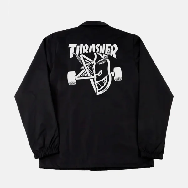 Thrasher x Spitfire Thrash & Burn Coach Jacket Thrasher x Spitfire Thrash & Burn Coach Jacket