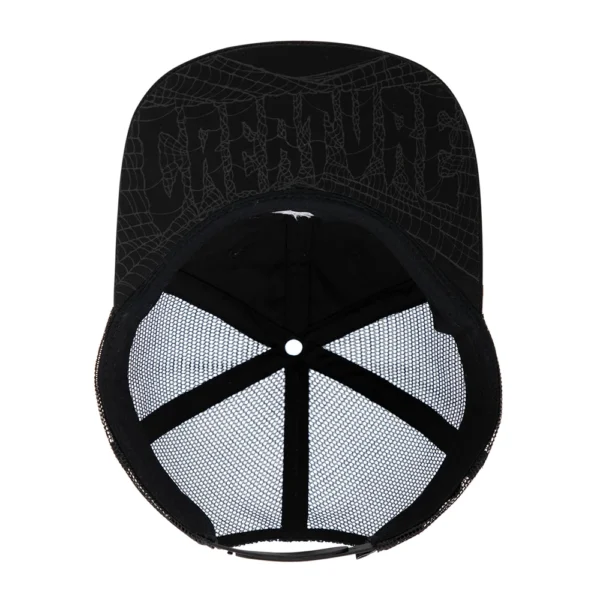 Creature Bonehead Flame Wash Mesh Trucker Hat Detalle Creature Bonehead Flame Wash Mesh Trucker Hat