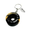 Spitfire Wheel Keychain Black Yellow Llavero