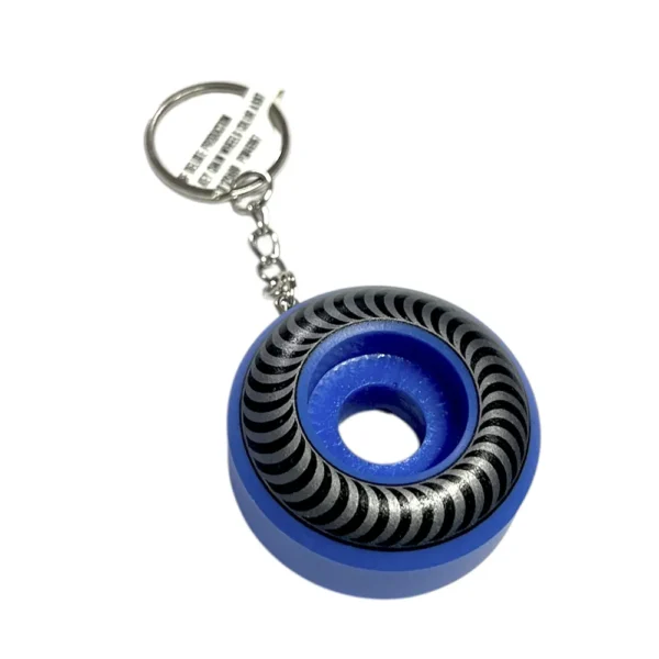 Spitfire Wheel Keychain Blue Llavero